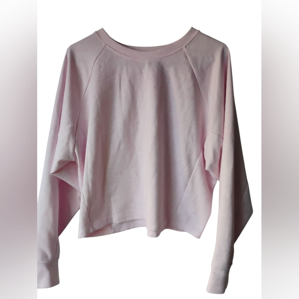 Express Light Pink Long Sleeve Sweatshirt Sz M
